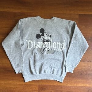 Disney Gray Mickey Mouse Crewneck Sweater - S